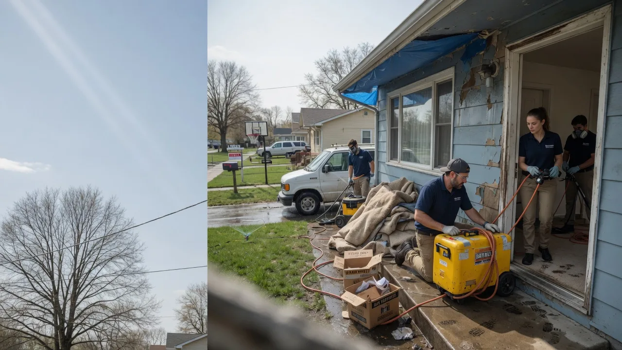 Basement Flood Cleanup in New Paris, OH near me